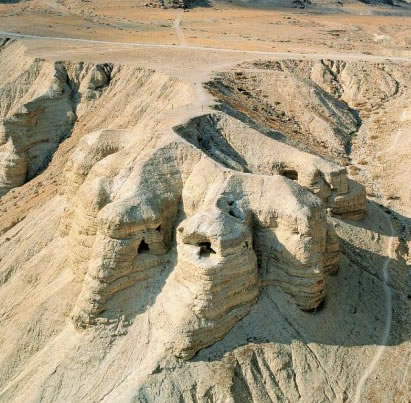 Caves of Qumran where the Dea Sea Scrolls were Found